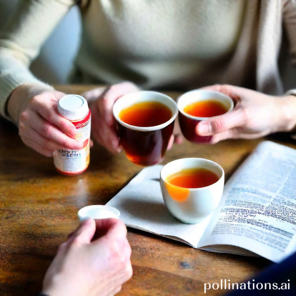 how soon can you drink tea after taking omeprazole